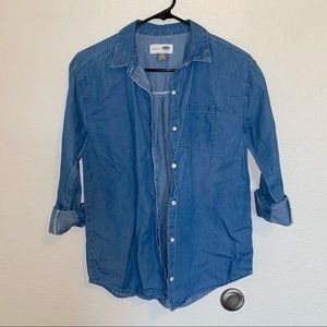 Denim Button Down Shirt